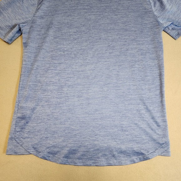 Under Armour Shirt Mens Medium Blue TShirt T-Shirt Loose Round Neck Short Sleeve - Picture 15 of 16